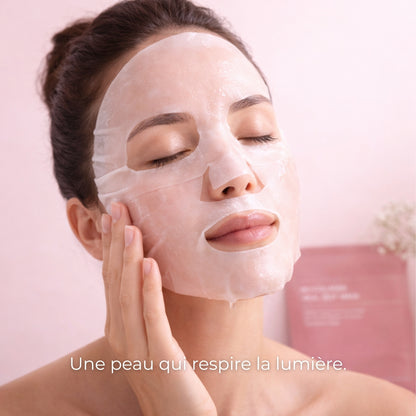 Masque Bio-Collagène Coréen- Hydrate après l'exfoliation