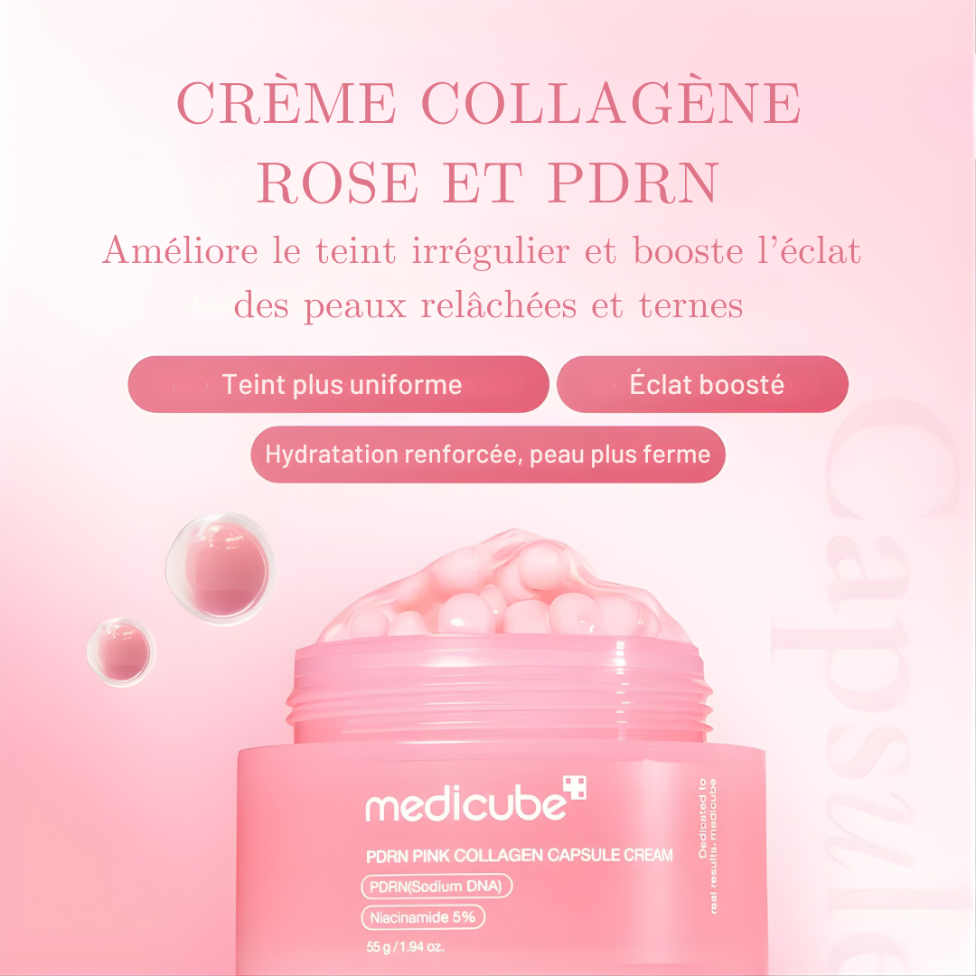 Moolinse - Crème Medicube au collagène rose et PDRN